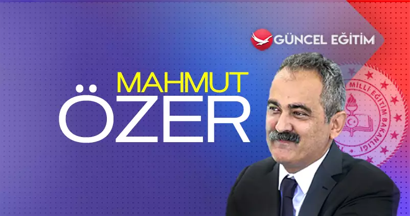 Mahmut Özer'den uzman ve başöğretmenlik sınavı açıklaması